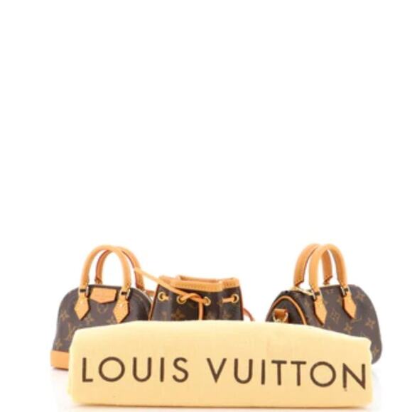 NEW RARE Louis Vuitton Trio Mini Icones Bag Set Monogram Canvas SOLD OUT - Picture 12 of 16